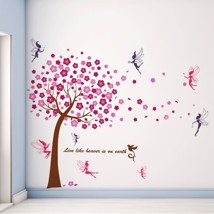 COM-Huge Pink Tree WS6038 + Fairies WS5020